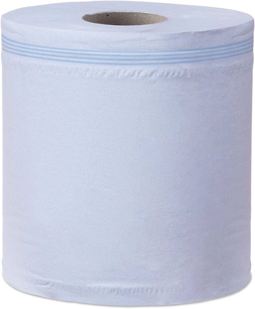 Tork M2 Centre Feed Blue Wiping Basic Paper Towel Roll Centrefeed Pack 6 x 150m