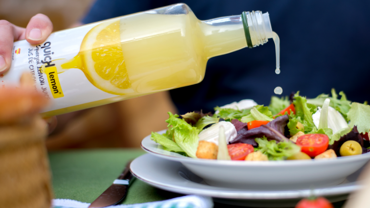 Freshly Squeezed Lemon Juice 2x1L Not From Concentrate Zesty & Natural Lemonade