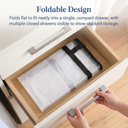 Heavy Duty 40L Clear Clothes Storage Bag Waterproof Multifunctional Organizer